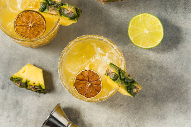 istock Cold Boozy Pineapple Margarita 2188066565