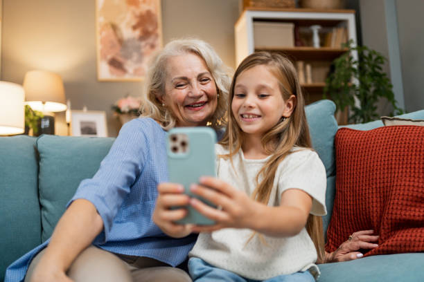 istock Selfies with grandmother 2188068836