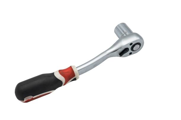 istock Black and red ratchet wrench-type tool 2188071907