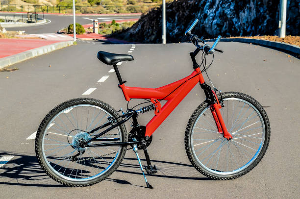 istock Full Suspension Mountain Bike 2188073933