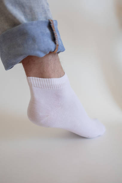 istock simple men's socks on a white background 2188074067