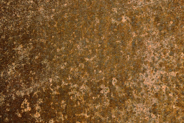 istock Old rusty metal sheet surface background for background blanks. Obsolescence, wear, loss of physical properties of building materials. Protection from natural atmospheric influences 2188081544
