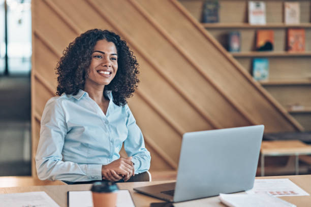 istock Beautiful businesswoman during a video conference 2188100512
