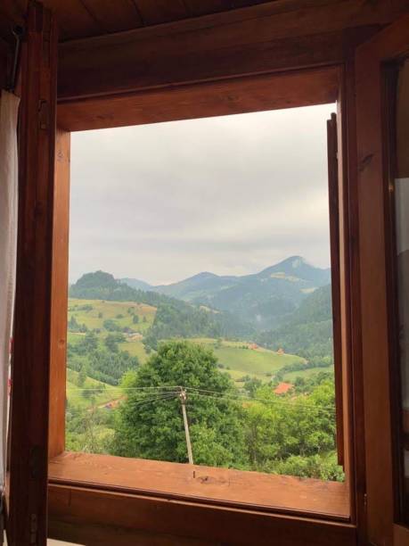 istock view of the nature through the window 2188100644