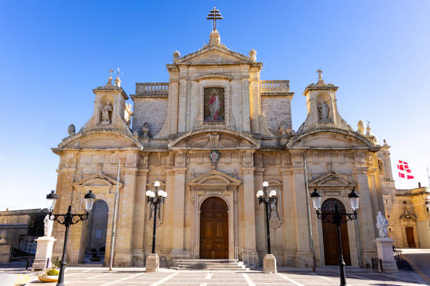 View of Rabat, Malta, featuring historic architecture and a Mediterranean backdrop.