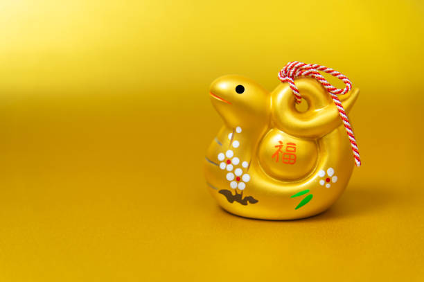 istock Cute New Year's miniature zodiac snake 2188111543