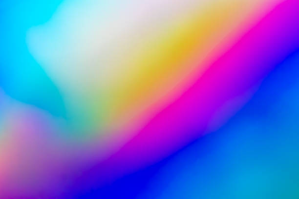 istock Abstract blur holographic rainbow foil iridescent background 2188112295