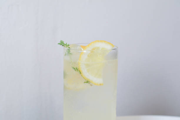 istock Iced lemonade with mint. Summer refreshing drink or alcohol cocktail. Fresh healthy cold beverage. 2188115701