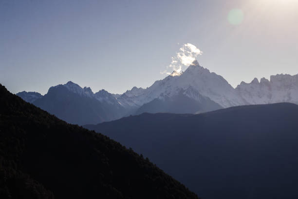 The  Chomolhari mountain in Tibet