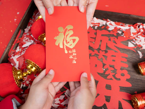 istock Cutting and pasting window decorations during the Spring Festival 2188121140