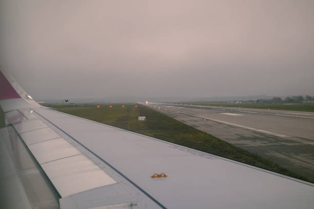 Airport Runway With Marking images\n\n and light