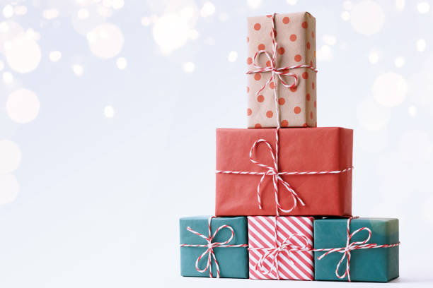 istock Christmas decoration on white background 2188145515