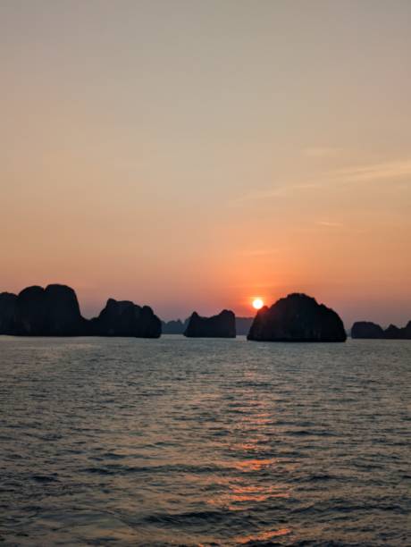 istock Sunset on Halong Bay, Vietnam 2188145701
