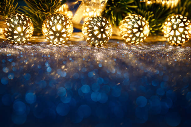 istock Colorful and Festive Holiday Lights and Decorations Featuring a Beautiful Bokeh Background 2188154568