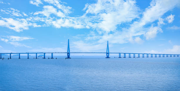 istock Cross-sea bridge and natural scenery 2188157698