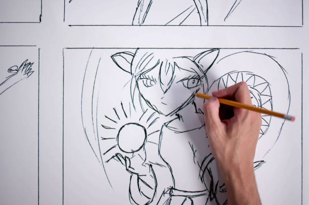 istock Hand Drawing Manga Anime Comic For Kids 2188158279