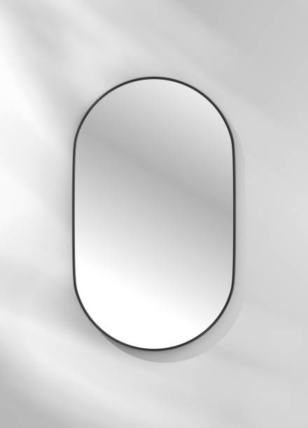 istock Full Length Mirror Hanging On The Empty Wall 2188159994