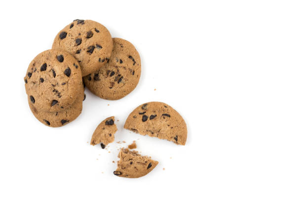 istock Delicious chocolate chip cookies isolated on white 2188161064