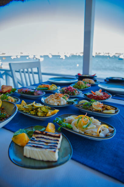 fine food at the seaside