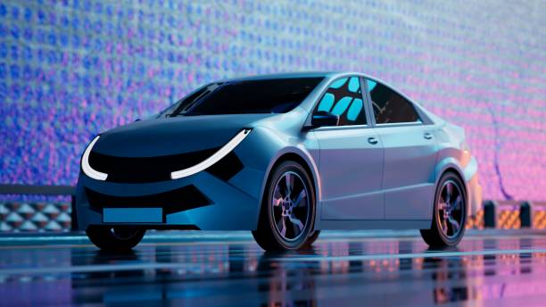istock New modern car is driving through the tunnel. 2188162354