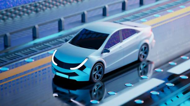 istock New modern car is driving through the tunnel. 2188162360