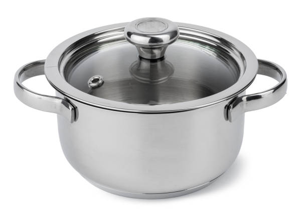 istock New metal cooking pot isolated on white 2188164249