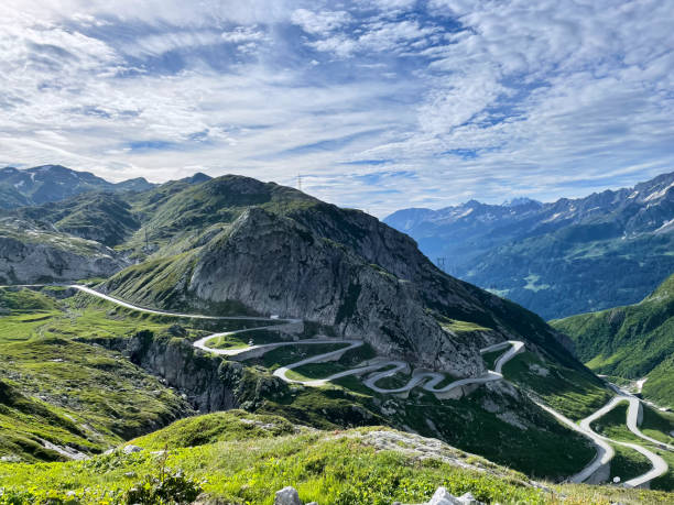 istock Winding Road in the Alps 2188171357