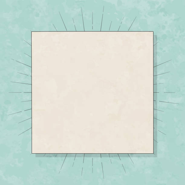Map of Lake County - South Dakota, in a trendy vintage style. Beautiful retro illustration with old textured paper and light rays in the background (colors used: blue, green, beige and black for the outline). Vector Illustration (EPS file, well layered and grouped). Easy to edit, manipulate, resize or colorize. Vector and Jpeg file of different sizes.