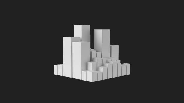 istock An Abstract White 3D Geometric Cityscape showcasing modern architecture and artistic elements in a digital format 2188176084