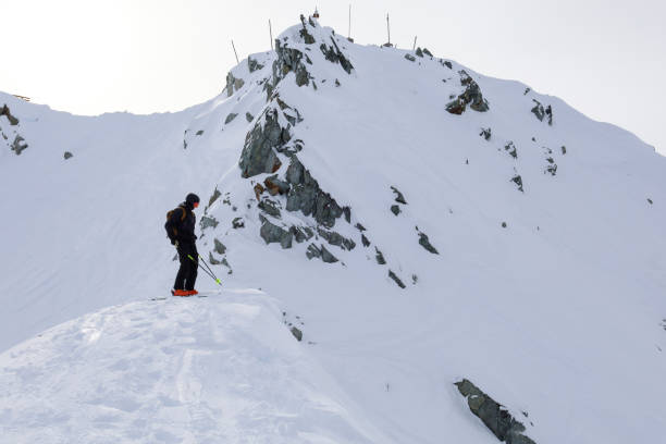 Sunny day of skiing the four valleys in Verbier, Switzerland