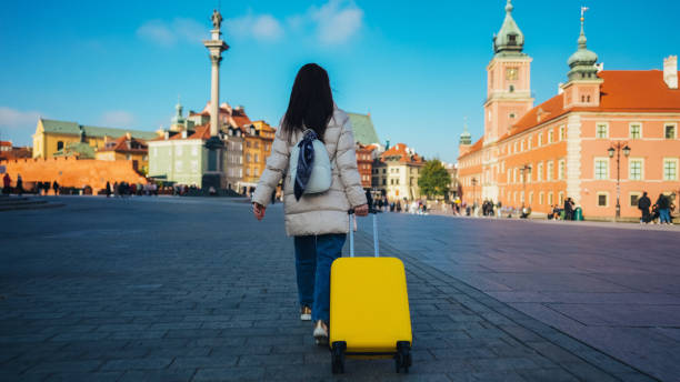 istock Solo traveler in Warsaw 2188181885