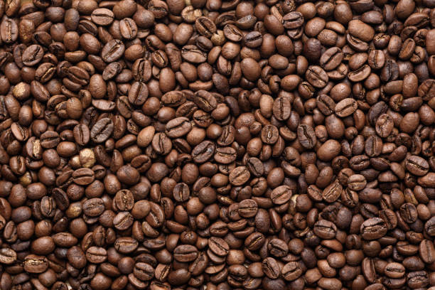 istock Background of brown roasted coffee beans 2188185217