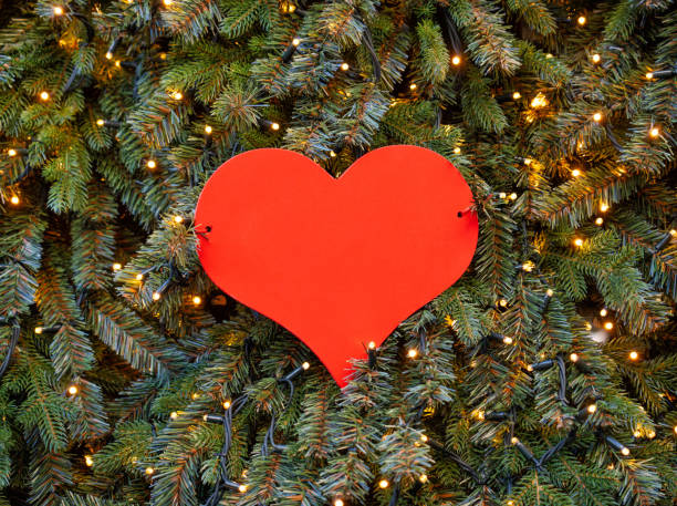 Heart shaped cutout with copy space.