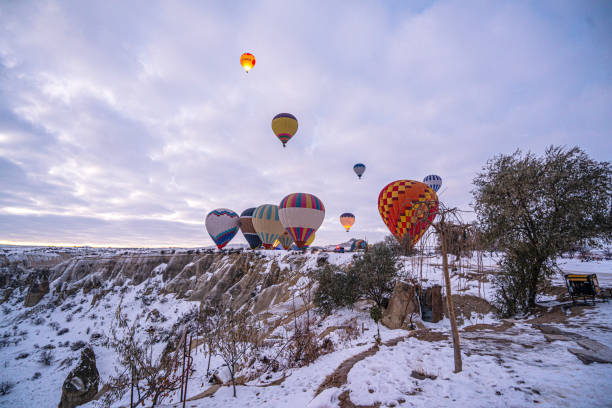 istock hot air balloon at Cappadocia, Turkey 2188186859