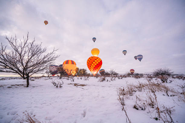 With fairy chimneys and pillars, river valleys, and cliffs, the region is certainly a magnificent sight to behold from the hot air balloon at Cappadocia, Turkey