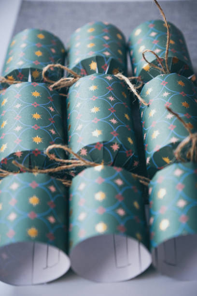 istock Close up of Handmade Christmas Crackers 2188191625