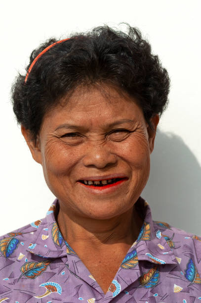 kalasin thailand 2005 - 11 - 26  an unknown middle-aged woman from northern Thailand which is called Isaan province and next to the city of Kalasin,