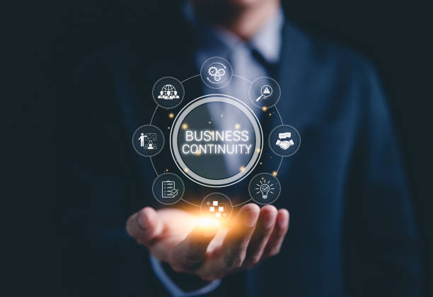 Business continuity management concept. 
