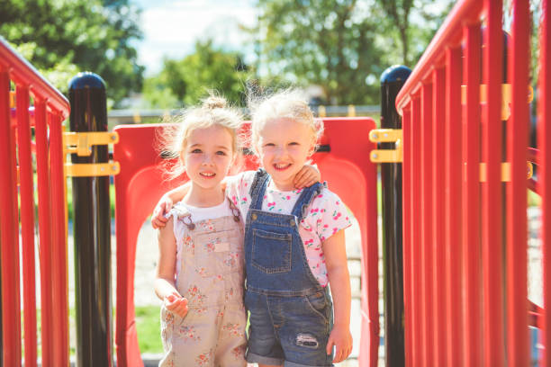 istock Happy kid having fun play together on summer season 2188204270