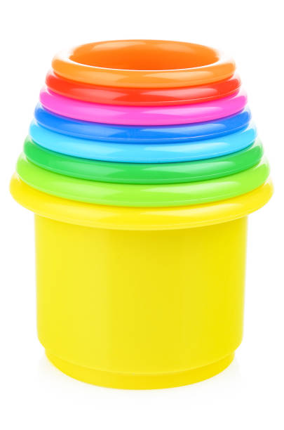 istock A colored pyramid for a child, isolated on a white background. Educational bright toys for toddlers and babies. The development of motor skills and the study of colors 2188211376