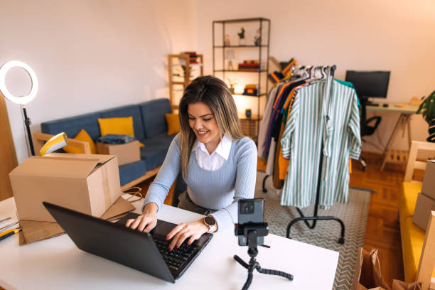 istock Woman works on her laptop. 2188211968