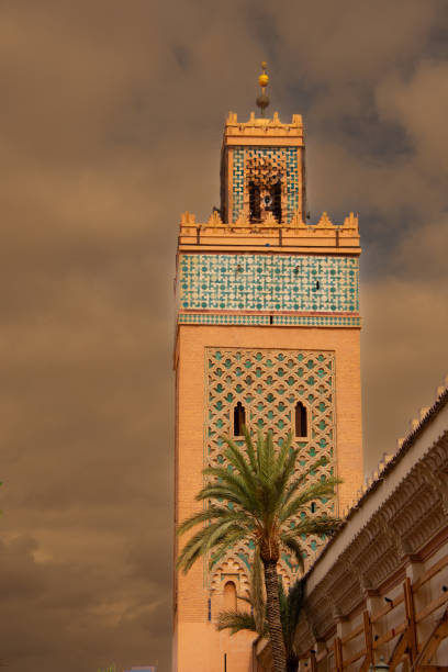 Koutoubia Minaret, famous monument of Marrakech from the 12th century