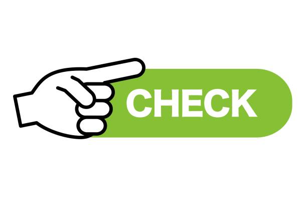 Finger Point Check 600+ Cursor And Green Tick Mark Stock Photos, Pictures & Royalty-Free ...