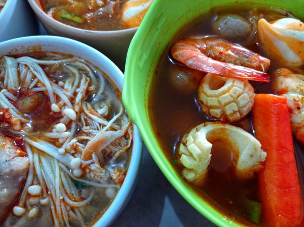 istock Close-up of tom yum soup 2188216532