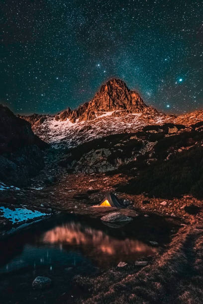 istock Starry Night Camp in the Mountains 2188224292