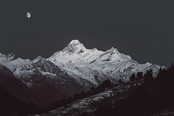 istock Moonlit Peaks in the Night 2188224430