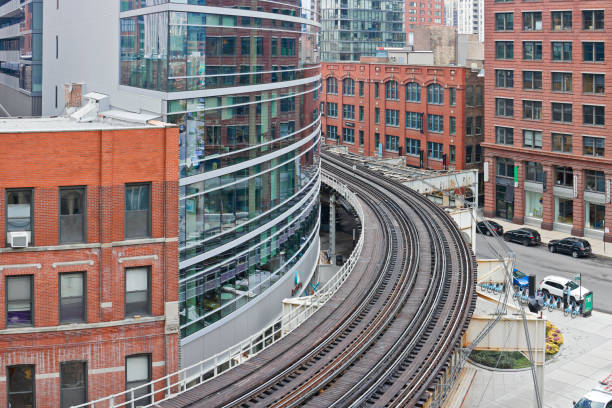istock Chicago Cityscape - “L” Train 2188225296