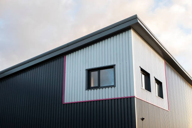 istock Modern metal clad building on a light industrial estate 2188226232