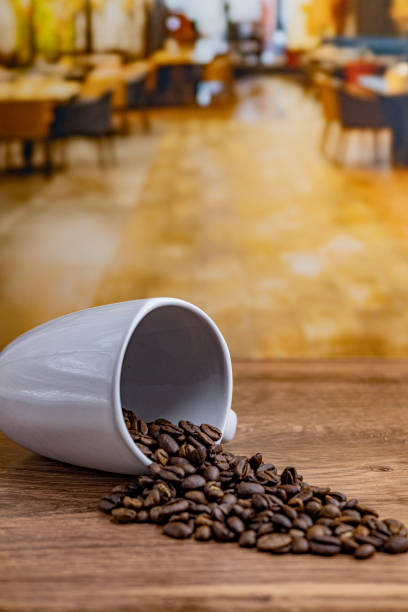 Roasted Coffee Beans at the local Cafe