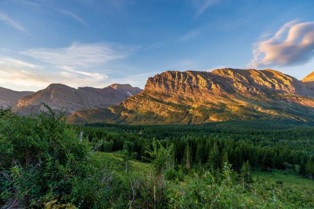 istock Mountain landscape in Glacier National Park at sunset. 2188238751